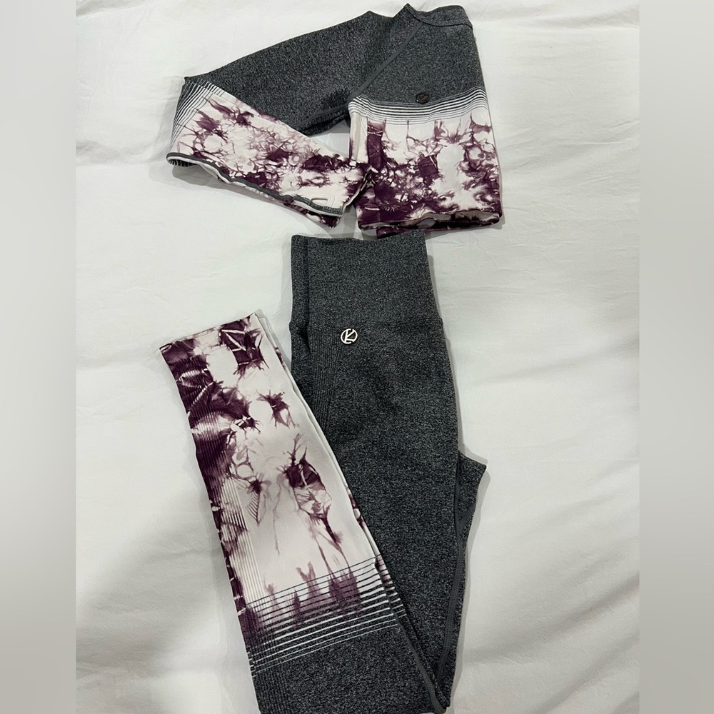 Push up set leggings size small